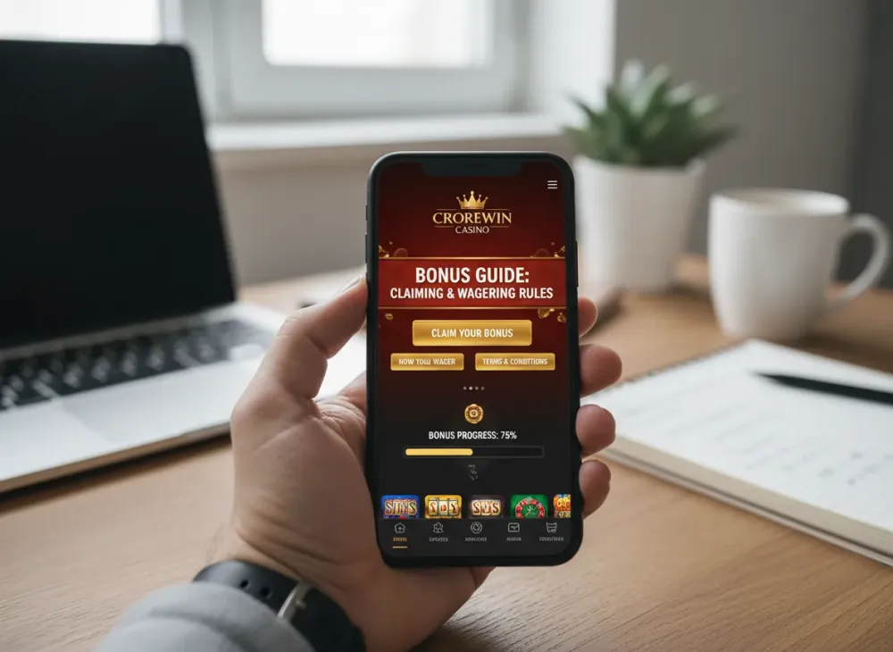 Crorewin bonus guide to claiming and wagering rules