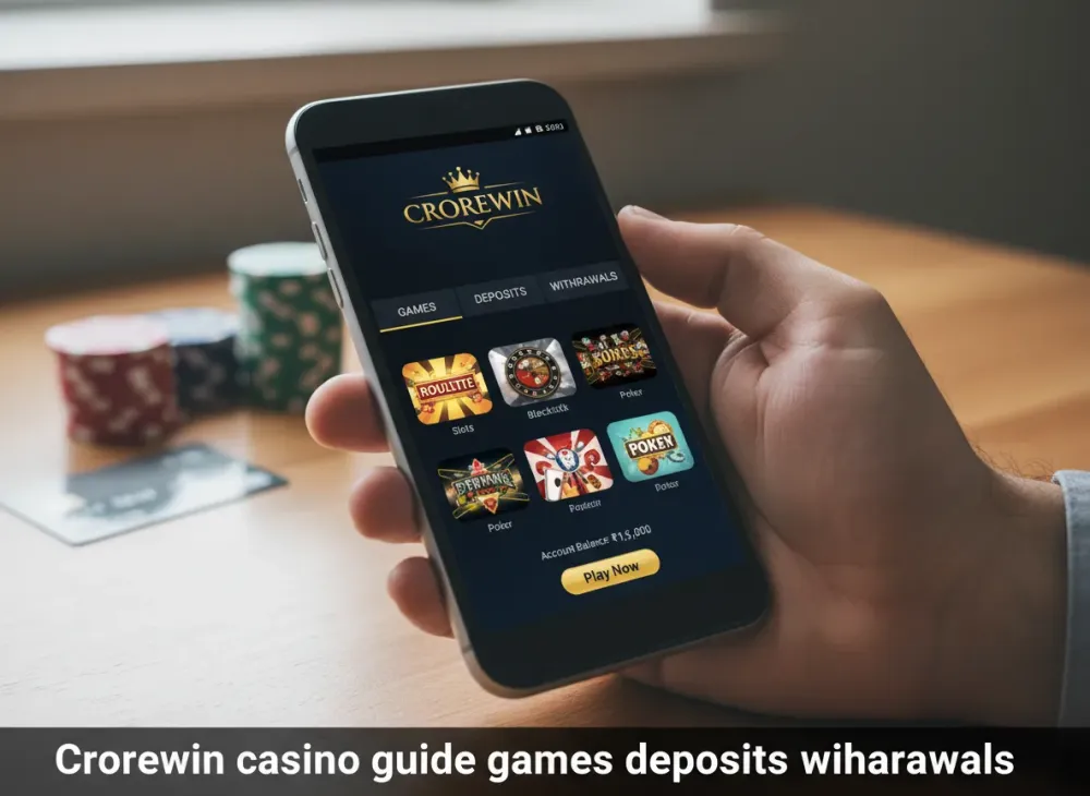 Crorewin casino guide games deposits withdrawals