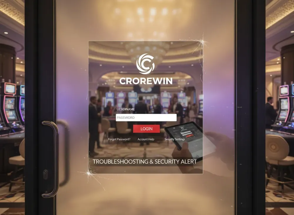 Crorewin login account access troubleshooting and security