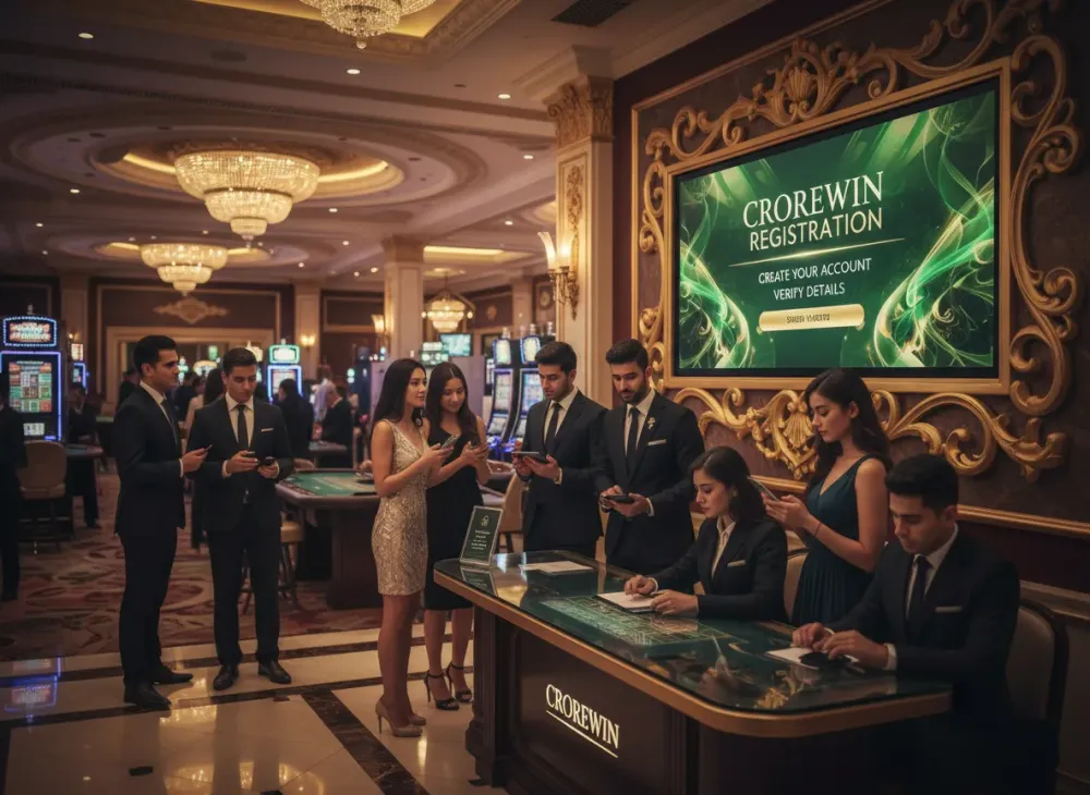 Crorewin registration Create Your Account and Verify Details